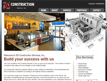 Tablet Screenshot of 3dconstructionservices.com